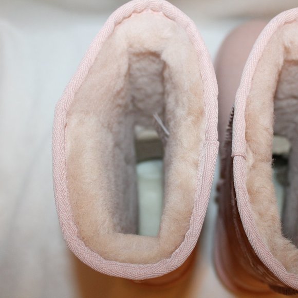 NIB UGG WOMENS CLASSIC SHORT LEOPARD METALLIC BOOT - Picture 7 of 11